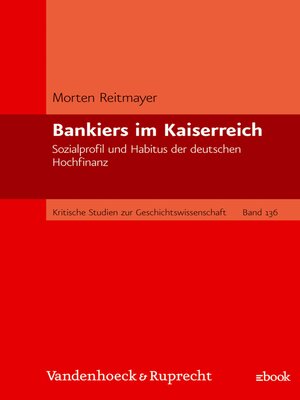cover image of Bankiers im Kaiserreich